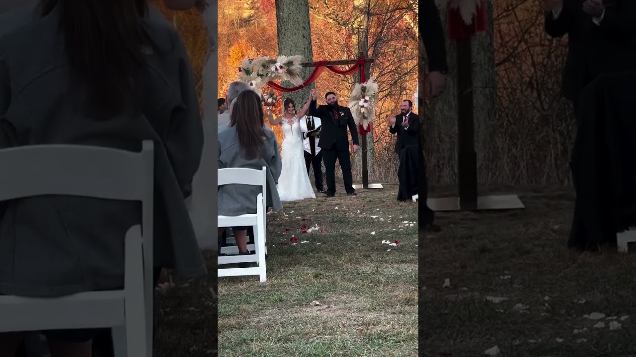 Kayla & Phillip Ceremony & 1st dance! #pittsburghwedding #weddingdj #wedding #firstdance