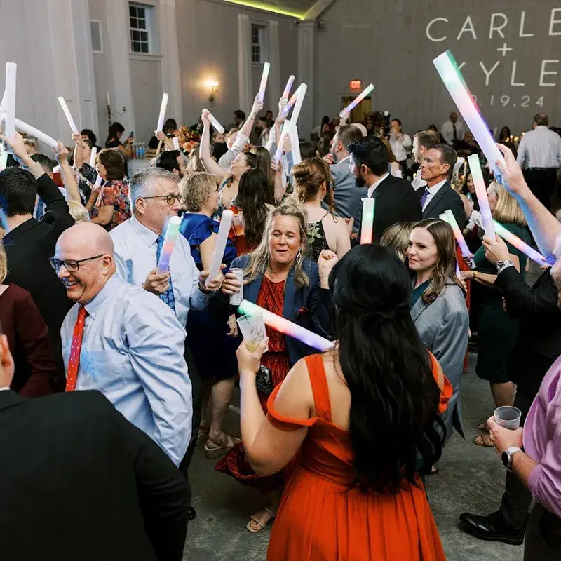 Guests of all ages dancing and celebrating at a wedding reception at The Grayson House in Uniontown PA