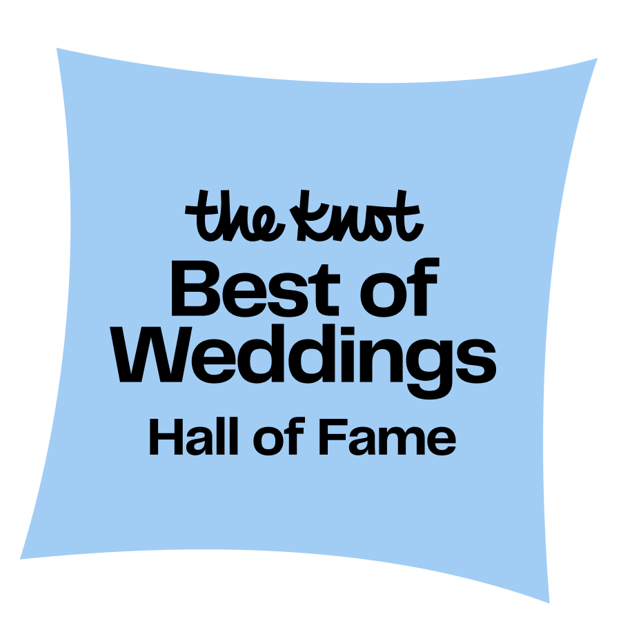 The Knot Best of Weddings Hall of Fame award for Soundwaves Event Group Pittsburgh wedding DJ